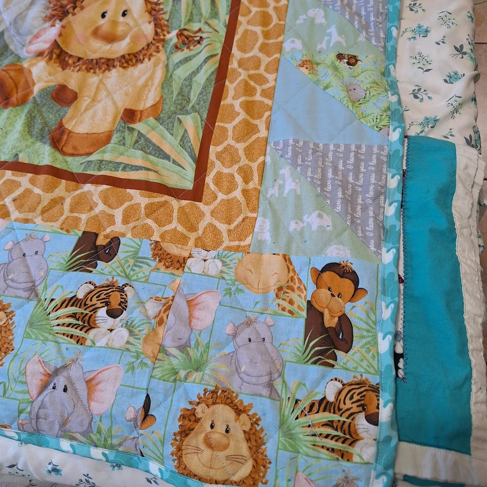 Animal Safari Themed Quilt